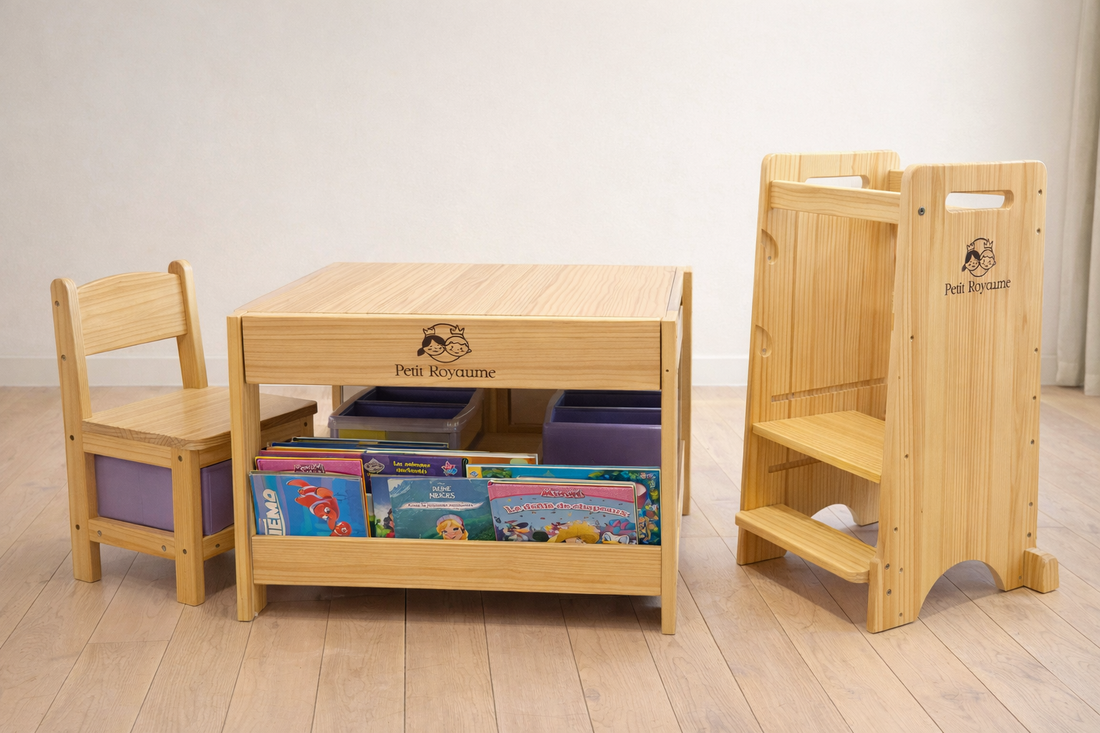 Pourquoi les meubles Montessori aident votre enfant à développer son autonomie