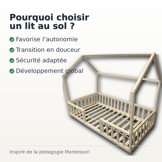 Pourquoi choisir un lit au sol montessori pour son enfant ?